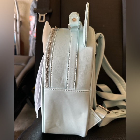 Disney Loungefly ‘Just Married’ Mickey & Minnie Mini Backpack w/ bride bow/veil - Picture 6 of 10